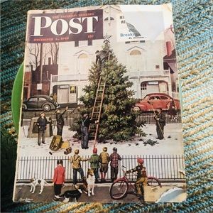 🎄1948 December 4 Christmas Saturday Evening Post Magazine